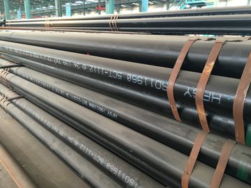 China Tubería de acero inconsútil revestida del negro de la tubería de acero del carbono de FBE para el equipo termal proveedor