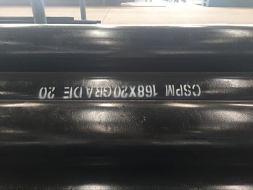 China Grado inconsútil pintura en blanco y negra de 20 de la tubería de acero del carbono del GB/T 8162 proveedor