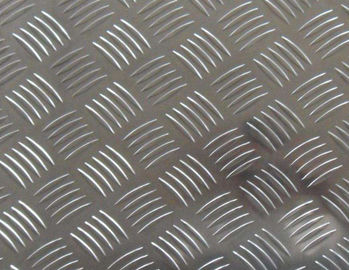 China Placa de aluminio de proceso fácil de la pisada, placa de aluminio grabada en relieve marcada con cuadros barra de la hoja de la bobina 5 proveedor