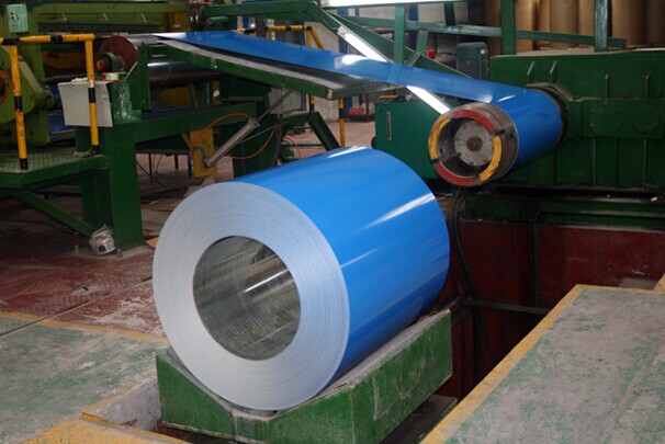 Bobina de acero galvanizada prepintada tubo multicolor 1250m m de la placa de acero para Warehouse