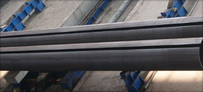 Coloree acero de carbono de la tubería de acero estructural revestida de ERW/de LSAW para el transporte del gas/del aceite