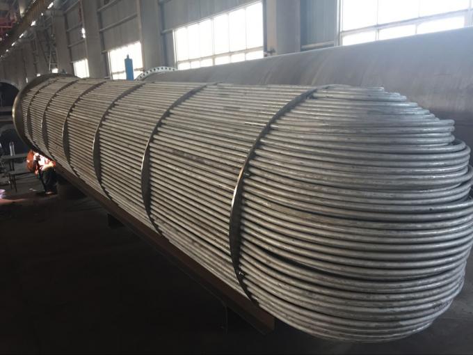 Cambiador de calor del tubo en forma de "u" del acero inoxidable de ASTM A269 tamaño de 12m m - de 38m m OD