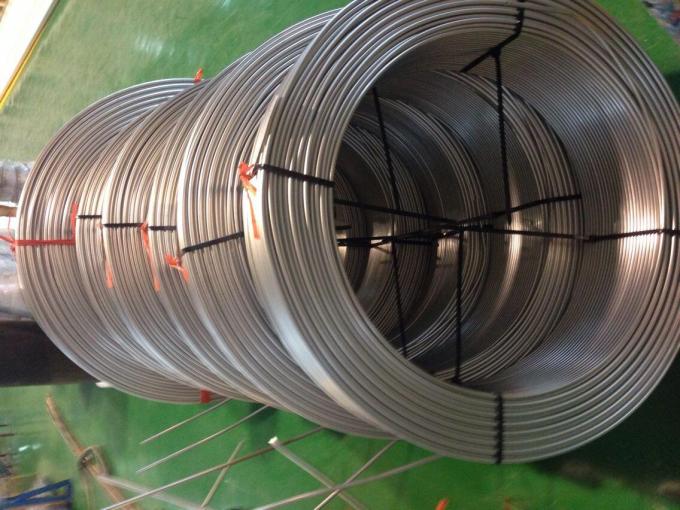 0.5m m - el tubo de la bobina del acero inoxidable de 20.0m m, tubos del cambiador de calor califica 304 304L F321 310S